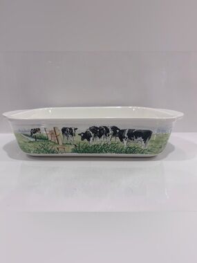 Wiebe Van Der Zee Holland “nieuwe Buren”Rectangle Casserole Baking Dish Appr 11”